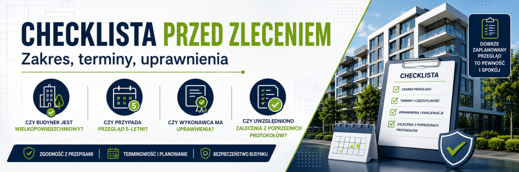 Harmonogram przeglądów technicznych w budynku wielorodzinnym – terminy i lista obowiązków zarządcy