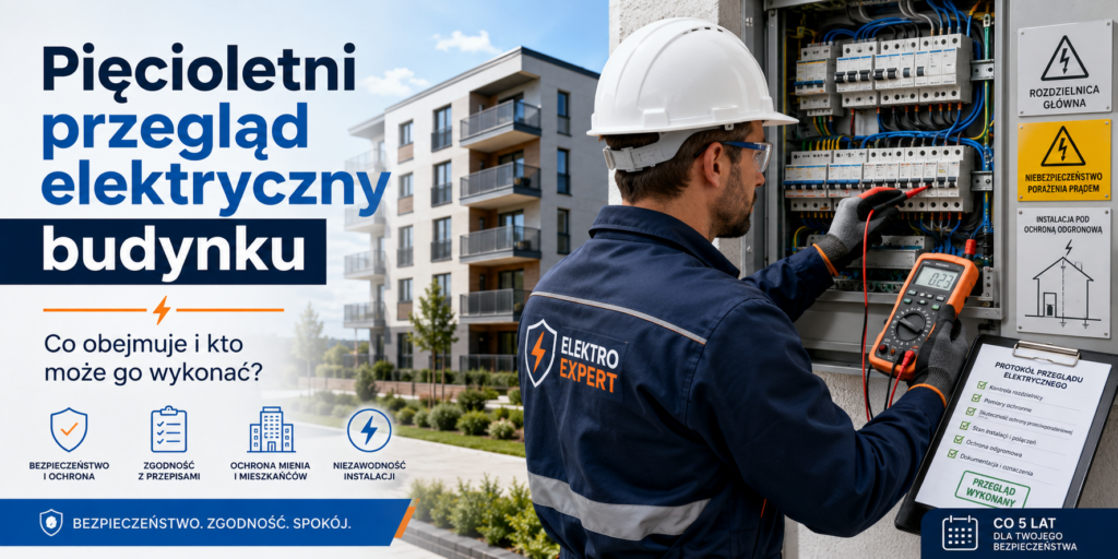 Pięcioletni przegląd elektryczny budynku – co obejmuje i kto może go wykonać?