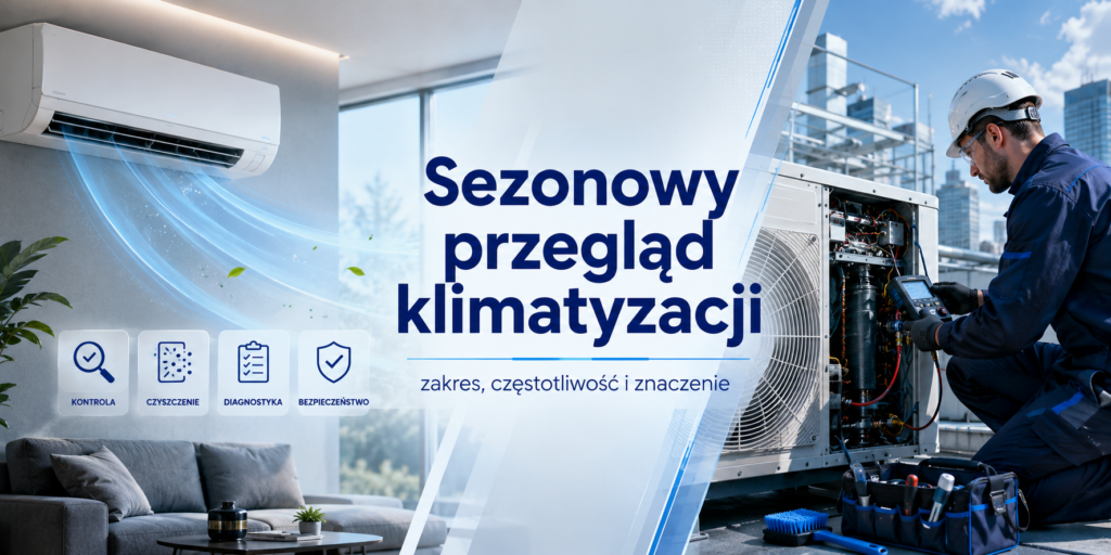Sezonowy przegląd klimatyzacji – zakres, częstotliwość i znaczenie dla systemów domowych oraz komercyjnych
