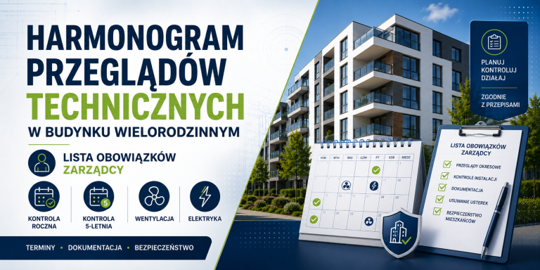harmonogram przeglądów budynku