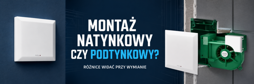 montaż pod i natynkowy