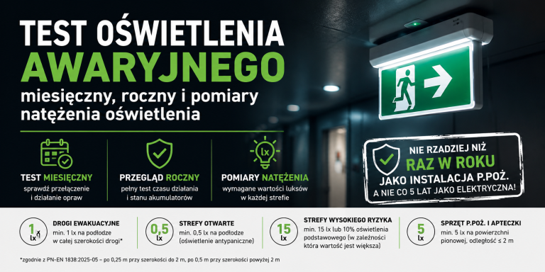 oświetlenie awaryjne
