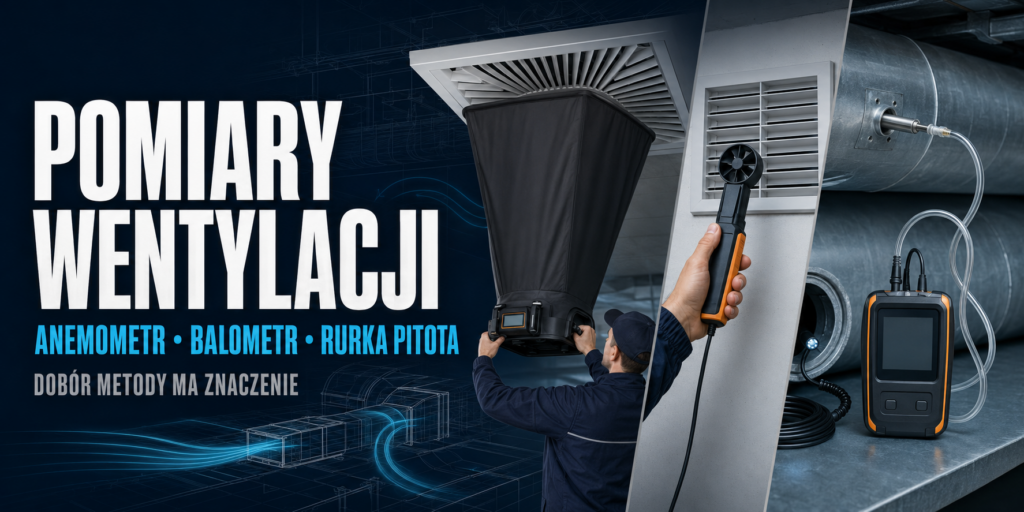 Pomiar wydajności wentylacji w instalacji budynku