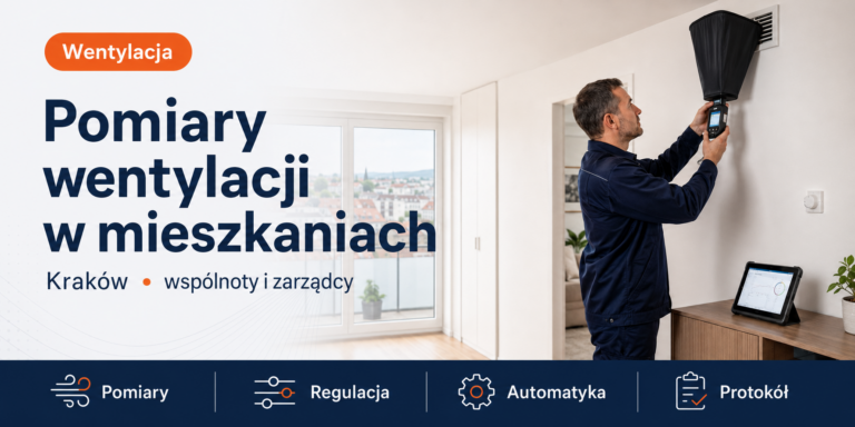 Pomiary wentylacji w mieszkaniach i budynkach wielorodzinnych